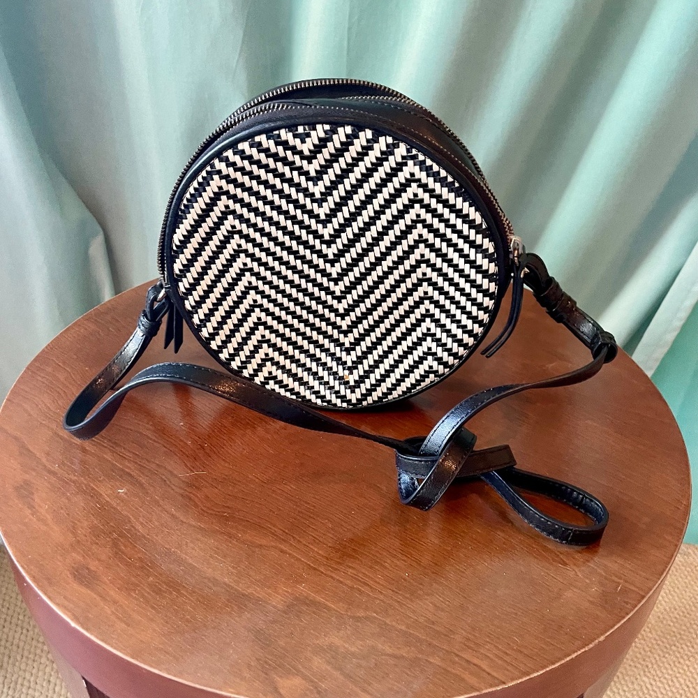 Banana Republic Round Leather Shoulder Bag